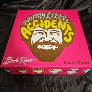 New Bob Ross Happy Little Accidents Party Game Complete & Excellent Condition